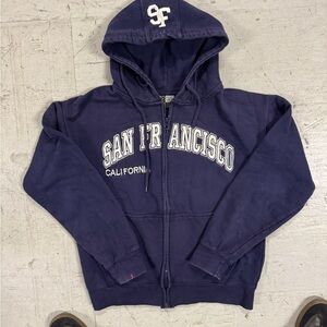 Navy Blue San Francisco Hoodie